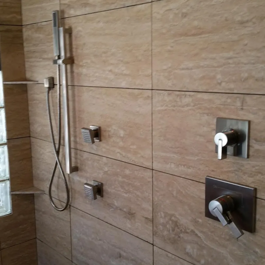 Shower fixture installation for Water Heater Replacement in Elkton
